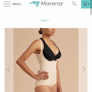 Marena recovery high back girdle bikini length